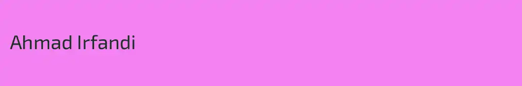Ahmad Irfandi